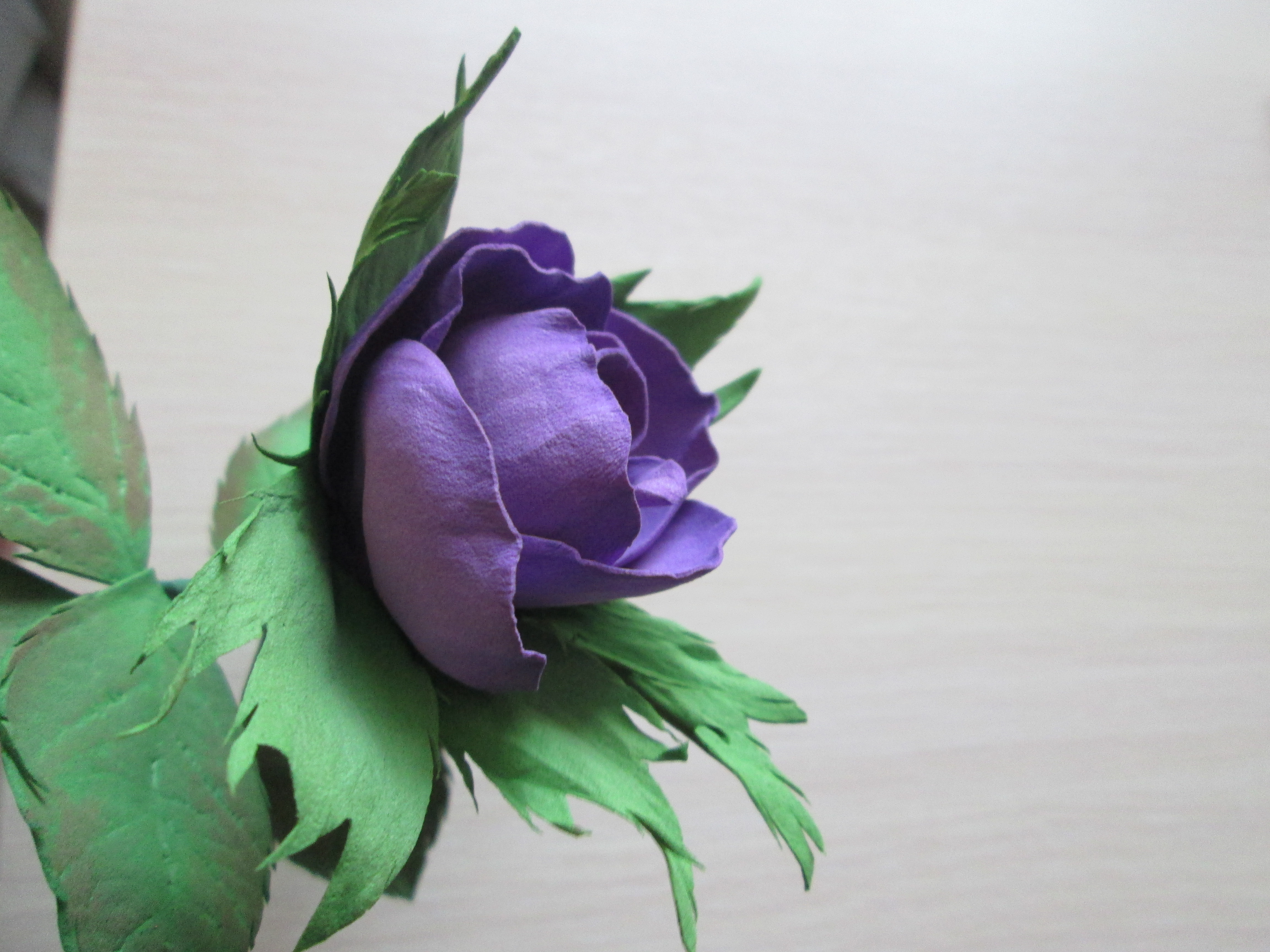Мастер-класс: сиреневые розы из фоамирана, фото пошагово