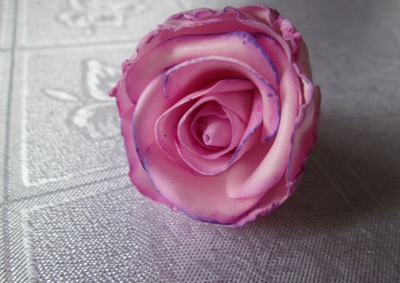 Мастер-класс роза из зефирного фоамирана, фото пошаговое