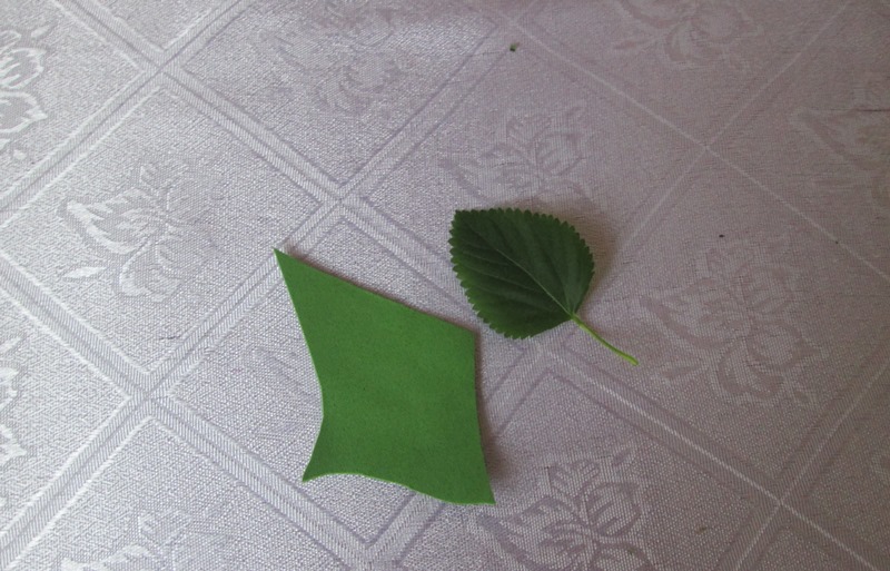 Листья из фоамирана: пошаговый мастер-класс с фото