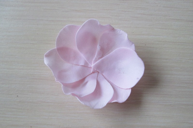 Маленькие розы из фоамирана, мастер-класс № 2, пошаговое фото