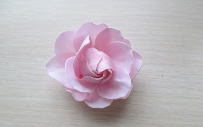 Маленькие розы из фоамирана, мастер-класс № 2, пошаговое фото