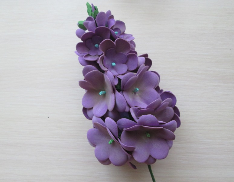 Маттиола из фоамирана: пошаговый МК цветы из фоамирана