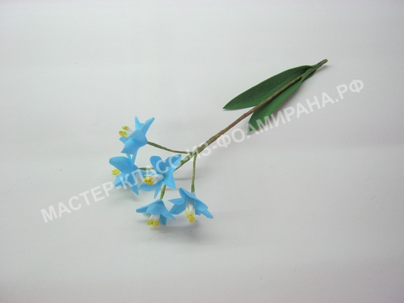 Цветки хионодоксы -синие цветы из фоамирана.
